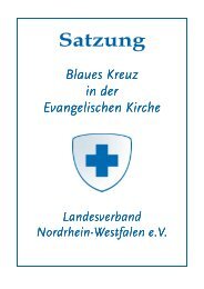 Satzung des Landesverbands NRW im BKE - Blaues Kreuz in der ...