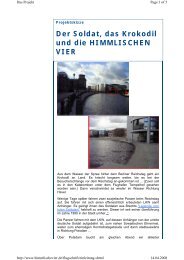 Der Soldat, das Krokodil und die HIMMLISCHEN VIER