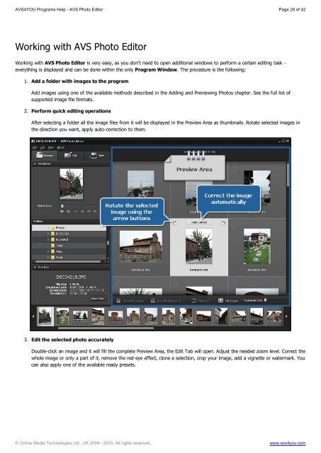 AVS4YOU Programs Help - AVS Photo Editor - AVS4YOU >> Online ...