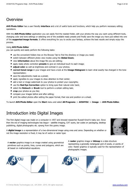 AVS4YOU Programs Help - AVS Photo Editor - AVS4YOU >> Online ...