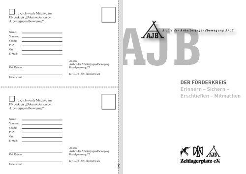 DIE ARBEITER- JUGENDBEWEGUNG - Archiv der ...