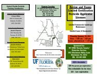 Limited Pesticide License Certification - Osceola County Extension