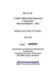 PEC12-25 CAPEC-PROCESS Industrial Consortium ... - DTU Orbit