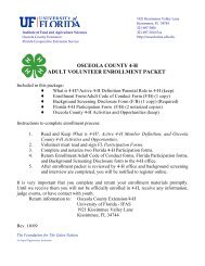 WHAT IS 4-H? - Osceola County Extension - University of Florida