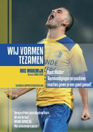 WIJ VORMEN TEZAMEN - Supportersverening RKC WAALWIJK ...