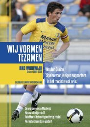 WIJ VORMEN TEZAMEN - Supportersverening RKC WAALWIJK ...