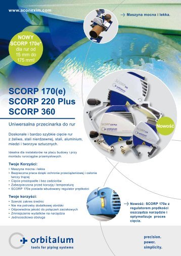 SCORP 170(e) SCORP 220 Plus SCORP 360