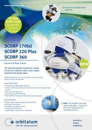 SCORP 170(e) SCORP 220 Plus SCORP 360