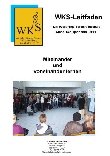 WKS-Leitfaden BFS WiV - Wilhelm-Knapp-Schule Weilburg