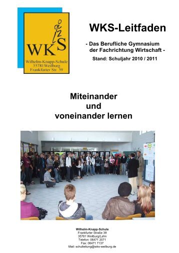 WKS-Leitfaden BG - Wilhelm-Knapp-Schule