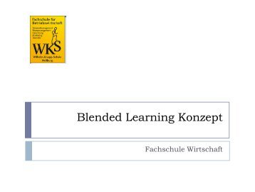 Blended Learning Konzept - Wilhelm-Knapp-Schule