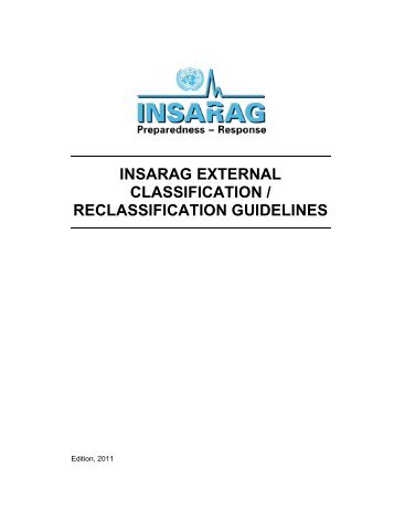 INSARAG External Classification/Reclassification - Pacific Disaster ...