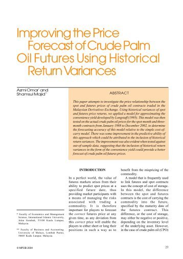 return and volatility spillovers in crude We provide comprehensive evidence of return and volatility spillovers for the four among crude oil, corn, and wheat markets after the fall of 2006, which can be. return and volatility spillovers in crude We provide comprehensive evidence of return and volatility spillovers for the four among crude oil, corn, and wheat markets after the fall of 2006, which can be.