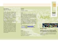 Programm - AQAS eV