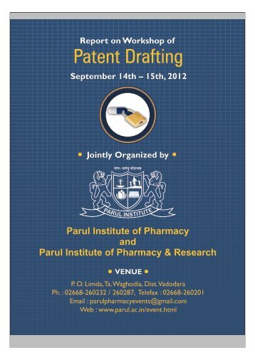 Workshop of Patent Drafting