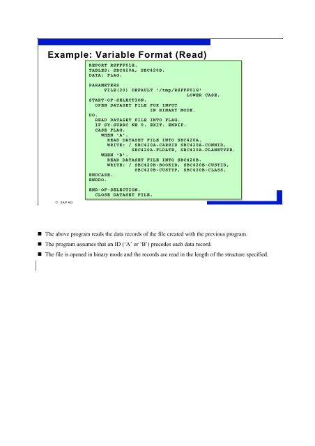 Data Interfaces