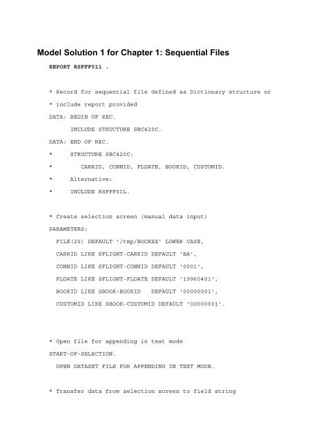 Data Interfaces