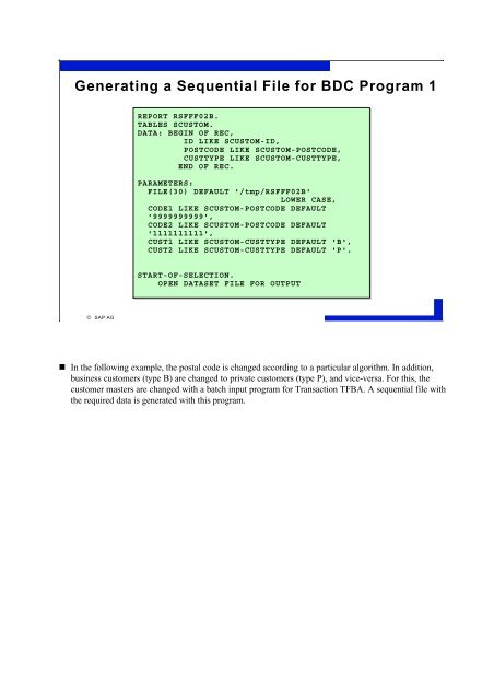 Data Interfaces