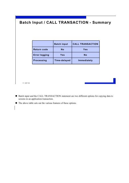 Data Interfaces