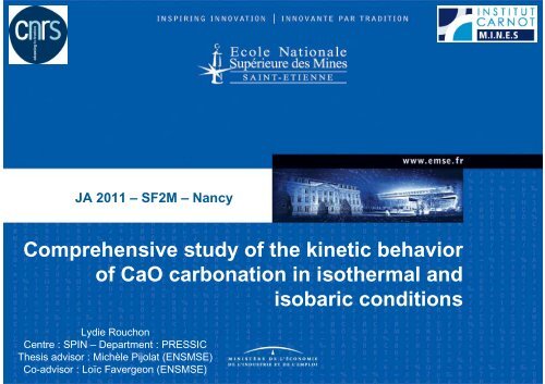 Comprehensive study of the kinetic behavior of CaO carbonation in ...