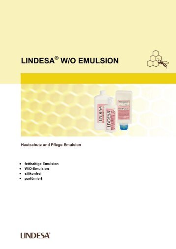 LINDESA W/O EMULSION - Peter Greven