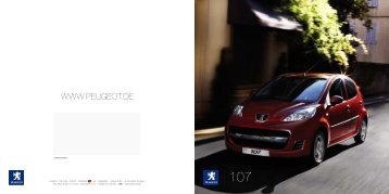 PEUGEOT 107 Modellkatalog