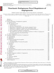 Nonclassic Endogenous Novel Regulators of Angiogenesis