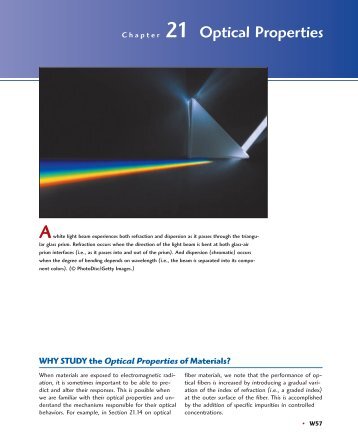 Chapter 21 Optical Properties - Materials