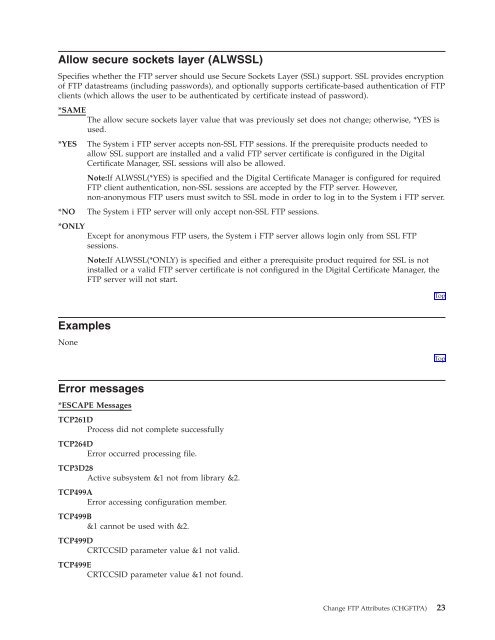 TCP/IP Connectivity Utilities for i5/OS commands - IBM