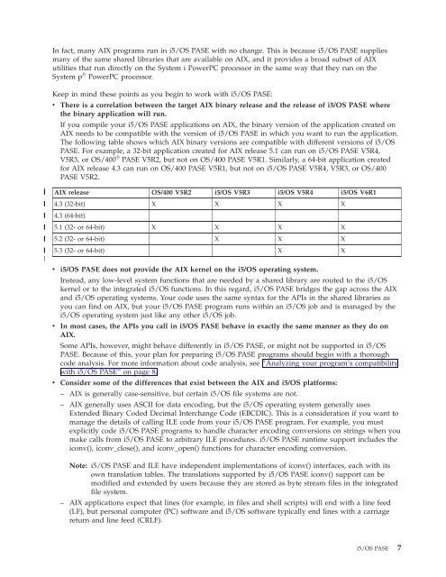 System i: Programming i5/OS PASE - IBM