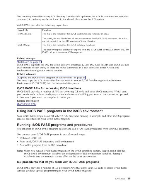 System i: Programming i5/OS PASE - IBM