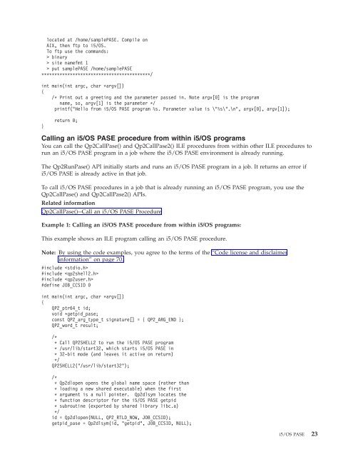 System i: Programming i5/OS PASE - IBM
