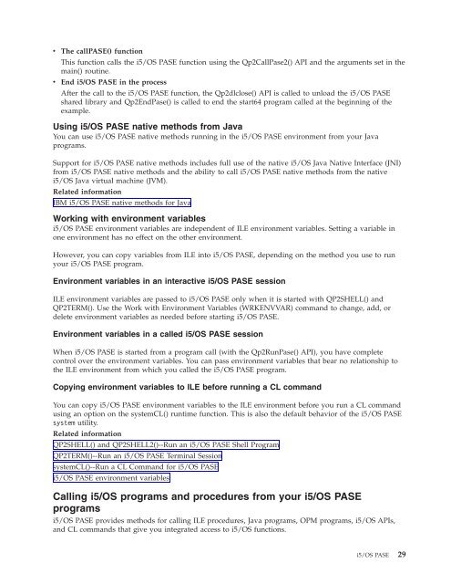 System i: Programming i5/OS PASE - IBM