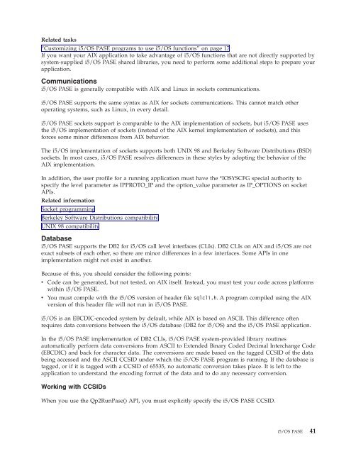 System i: Programming i5/OS PASE - IBM