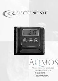 ELECTRONIC SXT - Aqmos Wasseraufbereitung