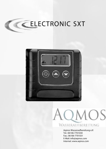 ELECTRONIC SXT - Aqmos Wasseraufbereitung