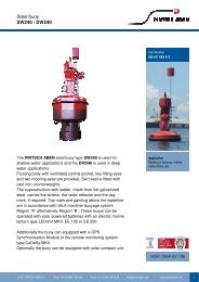 Steel buoy SW240 / DW240 - Pintsch Aben