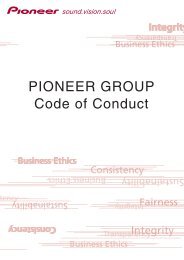 PIONEER GROUP Code of Conduct