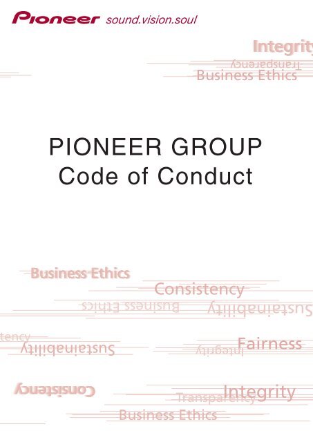 PIONEER GROUP Code of Conduct