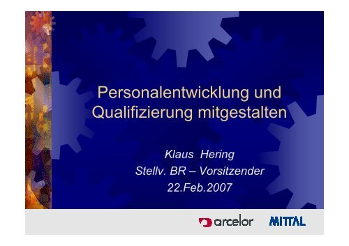 Personalentwicklung und Qualifizierung mitgestalten