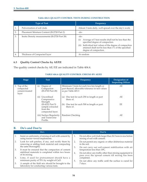 Quality Assurance Handbook for Rural Roads Volume-I - pmgsy