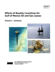 Effects of Royalty Incentives for Gulf of Mexico Oil and Gas Leases