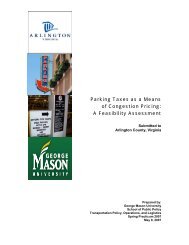 Parking Taxes as a Means of Congestion Pricing - George Mason ...