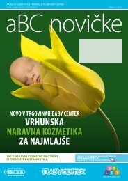 VRHUNSKA NARAVNA KOZMETIKA ZA NAJMLAJŠE - Baby Center