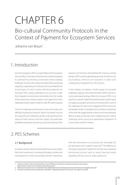 BIO-CULTURAL COMMUNITY PROTOCOLS - Portal do Professor