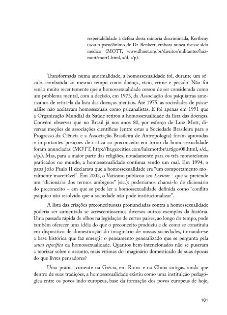 Diversidade Sexual na Educação: problematizações sobre a ...