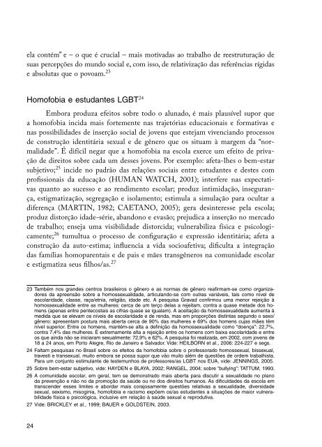 Diversidade Sexual na Educação: problematizações sobre a ...