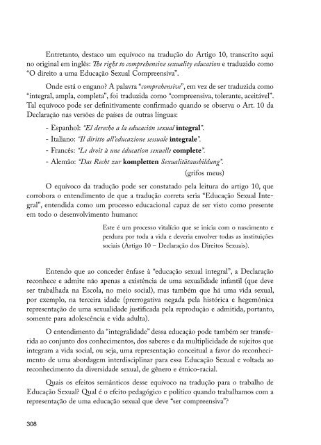 Diversidade Sexual na Educação: problematizações sobre a ...