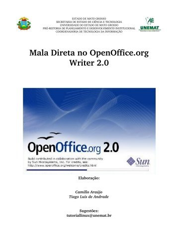 Mala Direta no OpenOffice.org Writer 2.0 - Portal do Professor