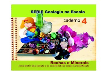 Geologia na Escola - Caderno 4 - Portal do Professor